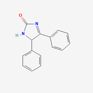 molecular formula C15H12N2O B1205458 4,5-二苯基-1,5-二氢咪唑-2-酮 CAS No. 53684-56-3