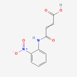 molecular formula C10H8N2O5 B1205461 (Z)-3-[(2-nitrophenyl)carbamoyl]prop-2-enoic acid 