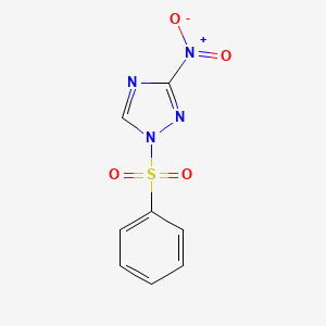 1-(Benzenesulfonyl)-3-nitro-1H-1,2,4-triazole