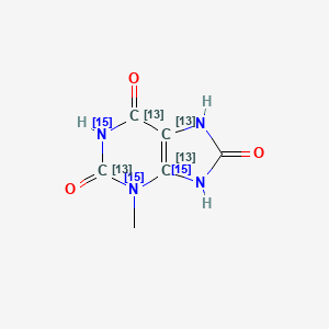 3-methyl-7,9-dihydropurine-2,6,8-trione