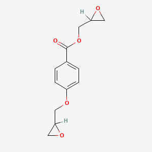 molecular formula C13H14O5 B1205471 Oxiran-2-ylmethyl 4-(oxiran-2-ylmethoxy)benzoate CAS No. 7042-93-5