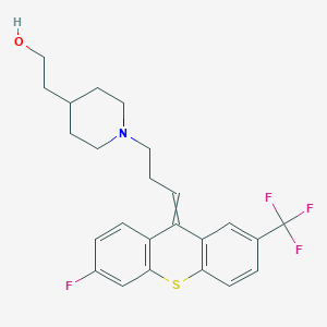 molecular formula C24H25F4NOS B1205485 Unii-F52O5YF6CA 