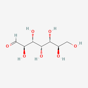 molecular formula C7H14O7 B1205492 D-Glycero-D-gulo-heptose CAS No. 3146-50-7