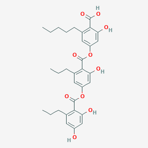 molecular formula C32H36O10 B1205496 Cytonic acid B 