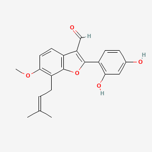 molecular formula C21H20O5 B1205499 Erypoegin F 