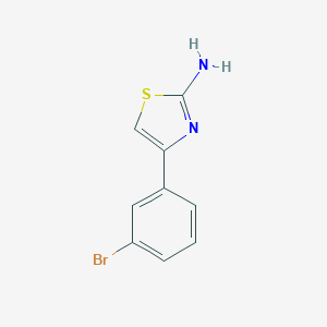 molecular formula C9H7BrN2S B012055 4-(3-Bromophenyl)-1,3-thiazol-2-amine CAS No. 105512-81-0