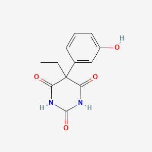 molecular formula C12H12N2O4 B1205528 3-Hydroxyphenobarbital CAS No. 427-17-8