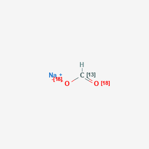 molecular formula CHNaO2 B12055293 sodium;(18O)oxidanylidene(113C)methan(18O)olate CAS No. 95150-17-7