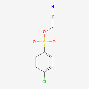 molecular formula C8H6ClNO3S B1205533 4-Chlorobenzenesulfonylglycolic acid nitrile CAS No. 56000-13-6