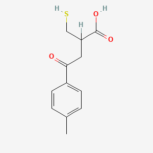 molecular formula C12H14O3S B1205543 4-(4-methylphenyl)-4-oxo-2-(sulfanylmethyl)butanoic Acid CAS No. 153475-06-0