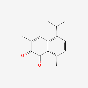 molecular formula C15H16O2 B1205551 曼索酮 C CAS No. 5574-34-5