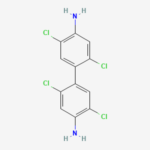 molecular formula C12H8Cl4N2 B1205553 2,2',5,5'-四氯联苯胺 CAS No. 15721-02-5