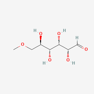 molecular formula C7H14O6 B1205556 6-O-甲基葡萄糖 CAS No. 2461-70-3