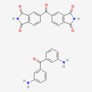 Bis(3-aminophenyl)methanone;5-(1,3-dioxoisoindole-5-carbonyl)isoindole-1,3-dione