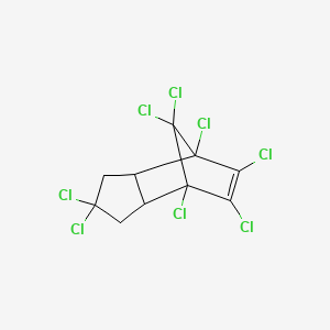 molecular formula C10H6Cl8 B1205567 γ-氯丹 CAS No. 5566-34-7