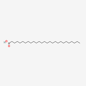 molecular formula C27H54O2 B1205569 Heptacosanoic acid CAS No. 7138-40-1
