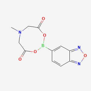 molecular formula C11H10BN3O5 B12056049 2-(2,1,3-benzoxadiazol-5-yl)-6-methyl-1,3,6,2-dioxazaborocane-4,8-dione 