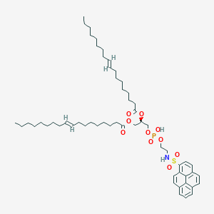 molecular formula C57H86NO10PS B12056056 1,2-Dioleoyl-sn-glycero-3-phosphoethanolamine, pyrene-labeled 