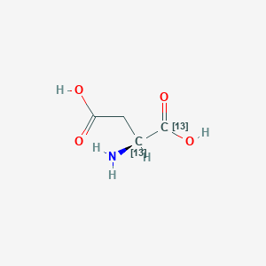 (2S)-2-amino(1,2-13C2)butanedioic acid