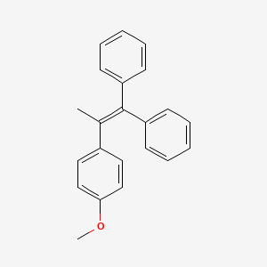 molecular formula C22H20O B1205610 对-(1-甲基-2,2-二苯基乙烯基)苯甲醚 CAS No. 13560-37-7
