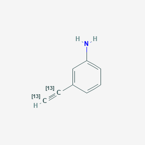 3-(1,2-13C2)ethynylaniline