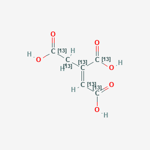 molecular formula C6H6O6 B12056148 (Z)-(1,2,3-13C3)prop-1-ene-1,2,3-tricarboxylic acid 