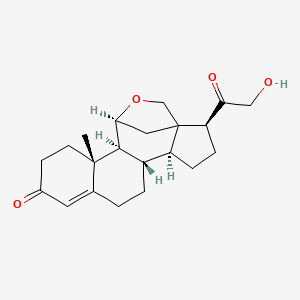 molecular formula C21H28O4 B1205615 18-Deoxyaldosterone 
