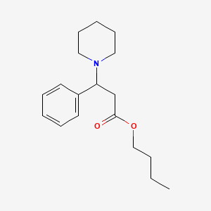 molecular formula C18H27NO2 B1205617 Butaverine CAS No. 55837-14-4