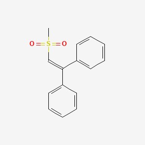 molecular formula C15H14O2S B1205619 Methyl-(2,2-diphenyl)vinyl sulfone CAS No. 43013-82-7