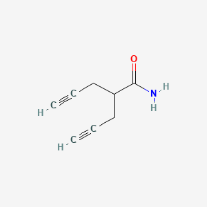 molecular formula C8H9NO B1205624 2,2-Dipropargylacetamide CAS No. 69977-32-8