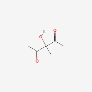 molecular formula C6H10O3 B1205629 3-Hydroxy-3-methyl-2,4-pentanedione CAS No. 7338-73-0