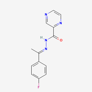 N'-(1-(4-Fluorophenyl)ethylidene)-2-pyrazinecarbohydrazide