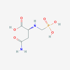 molecular formula C5H11N2O6P B1205686 beta-D-Aspartylaminomethylphosphonic acid CAS No. 90632-41-0