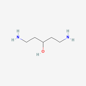 molecular formula C5H14N2O B1205693 3-Hydroxycadaverine CAS No. 38595-00-5