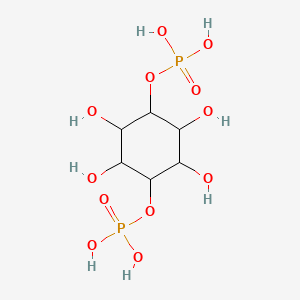 molecular formula C6H14O12P2 B1205694 (2,3,5,6-四羟基-4-膦酰氧环己基)二氢磷酸 CAS No. 47055-78-7