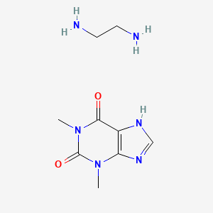 molecular formula C9H16N6O2 B1205698 氨茶碱 CAS No. 5768-49-0