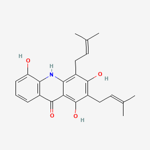 molecular formula C23H25NO4 B1205705 Atalaphylline CAS No. 28233-35-4