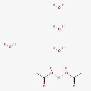 acetic acid;nickel;tetrahydrate