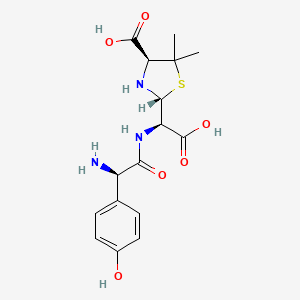 molecular formula C16H21N3O6S B1205715 阿莫西林酸 
