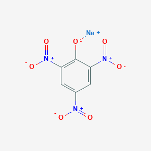molecular formula C6H2N3NaO7 B1205719 Picric acid, sodium salt 