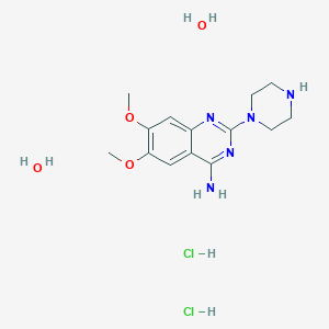 6,7-Dimethoxy-2-(piperazin-1-yl)quinazolin-4-amine Dihydrochloride Dihydrate