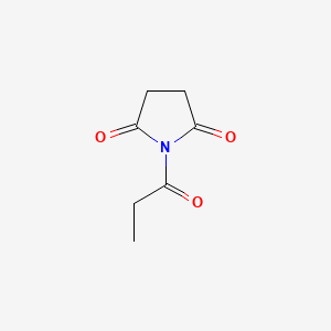 molecular formula C7H9NO3 B1205737 N-Propionylsuccinimide CAS No. 38614-32-3