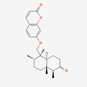 molecular formula C24H30O4 B1205740 Kamolone CAS No. 58939-89-2