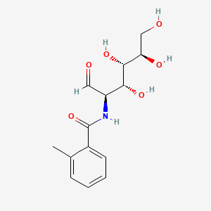 molecular formula C14H19NO6 B1205742 2-Toluoylglucosamine CAS No. 63983-52-8