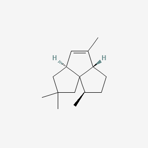 molecular formula C15H24 B1205752 (2R,5S,8S)-2,6,10,10-四甲基三环[6.3.0.01,5]十一烯 CAS No. 62065-26-3