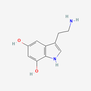molecular formula C10H12N2O2 B1205766 5,7-二羟基色胺 CAS No. 31363-74-3
