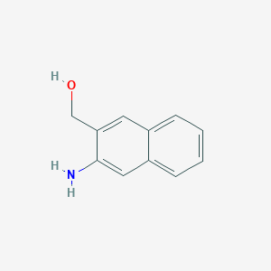 B120577 (3-Aminonaphthalen-2-yl)methanol CAS No. 141281-58-5