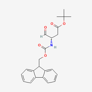 molecular formula C23H25NO5 B12057832 Fmoc-Asp(OtBu)-Wang resin 