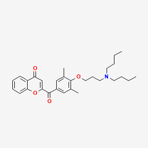 molecular formula C29H37NO4 B1205801 布克罗马酮 CAS No. 78371-66-1