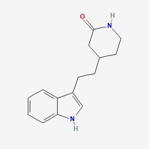 B1205805 4-[2-(1h-Indol-3-yl)ethyl]piperidin-2-one CAS No. 80095-30-3